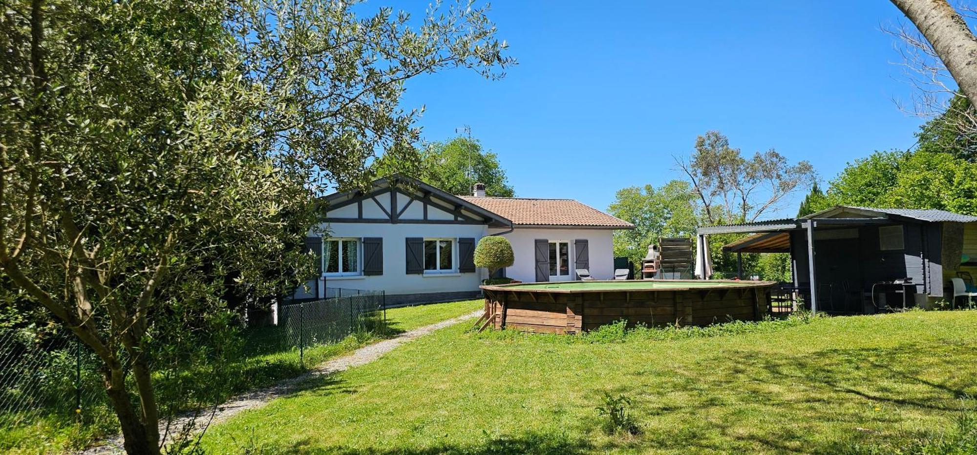 Maison 3 Chambres Avec Piscine Josse Eksteriør bilde